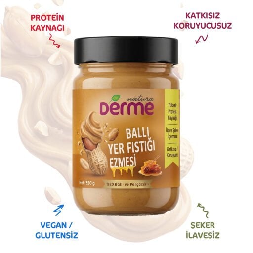 Yer Fıstık Ezmesi Ballı