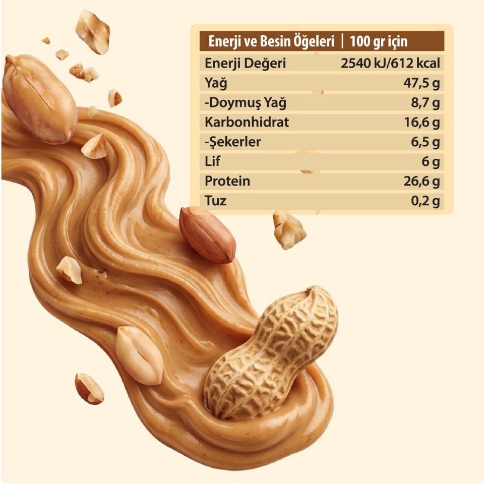 Yer Fıstık Ezmesi(%100) 350gr