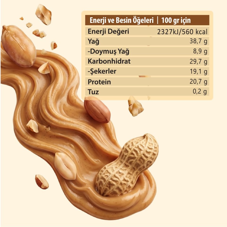 Yer Fıstık Ezmesi  Ballı 350 gr