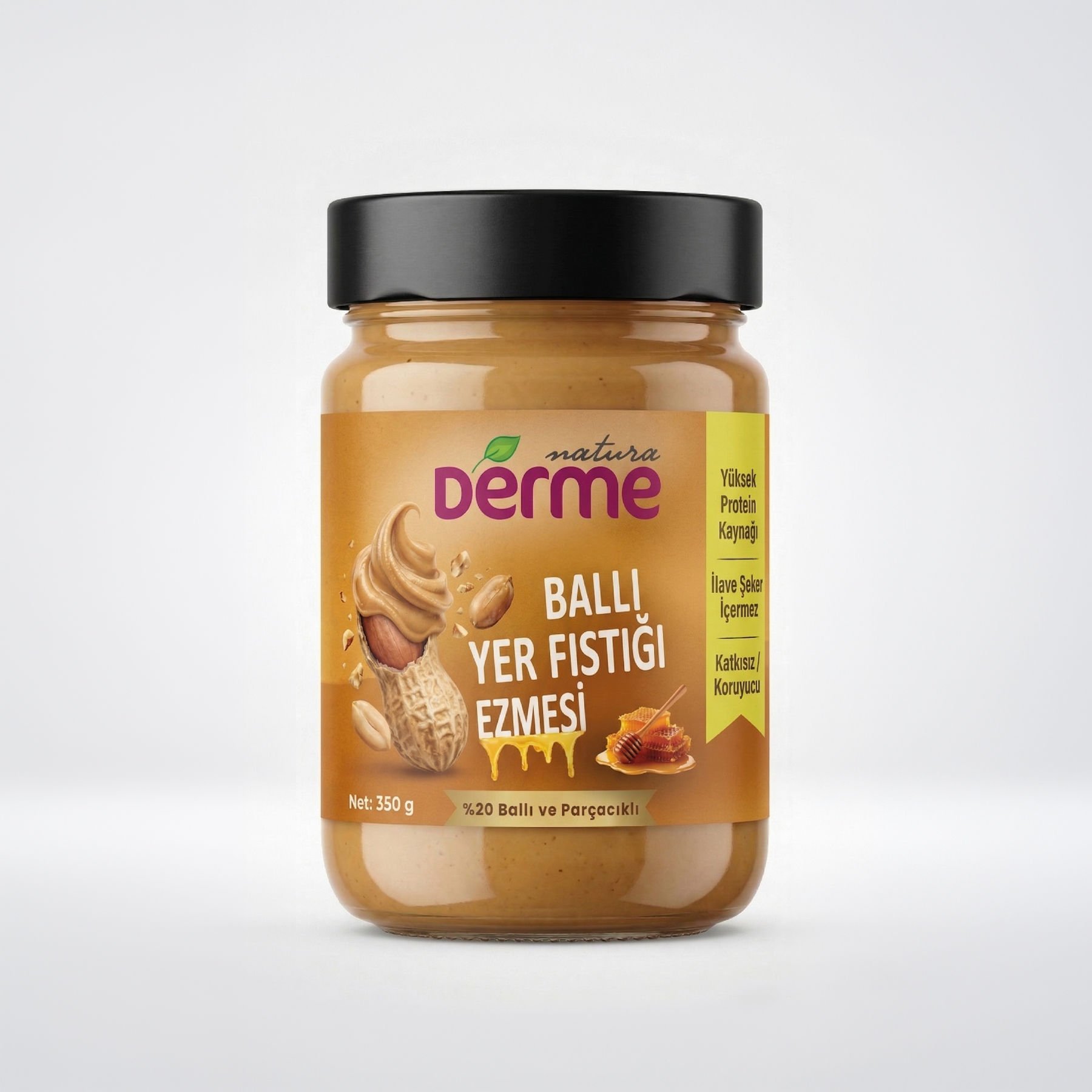 Yer Fıstık Ezmesi  Ballı 350 gr