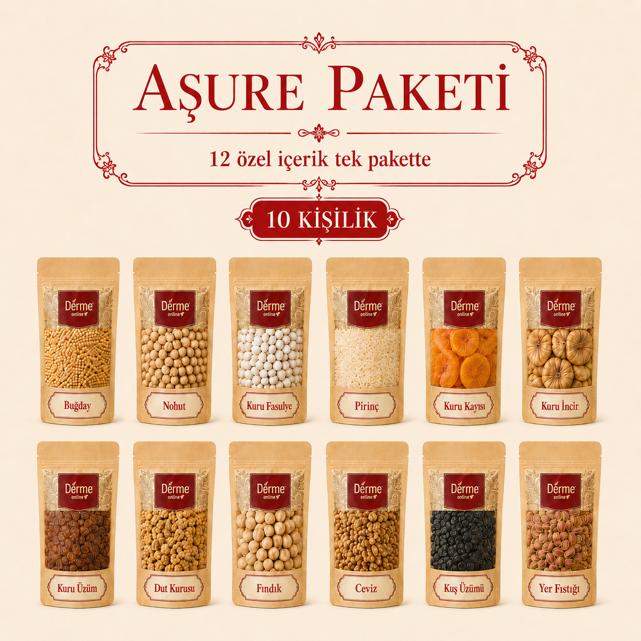 Aşure Paketi ( Küçük Paket )