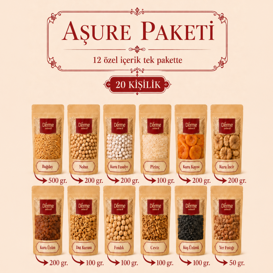 Aşure Paketi - Büyük Paket