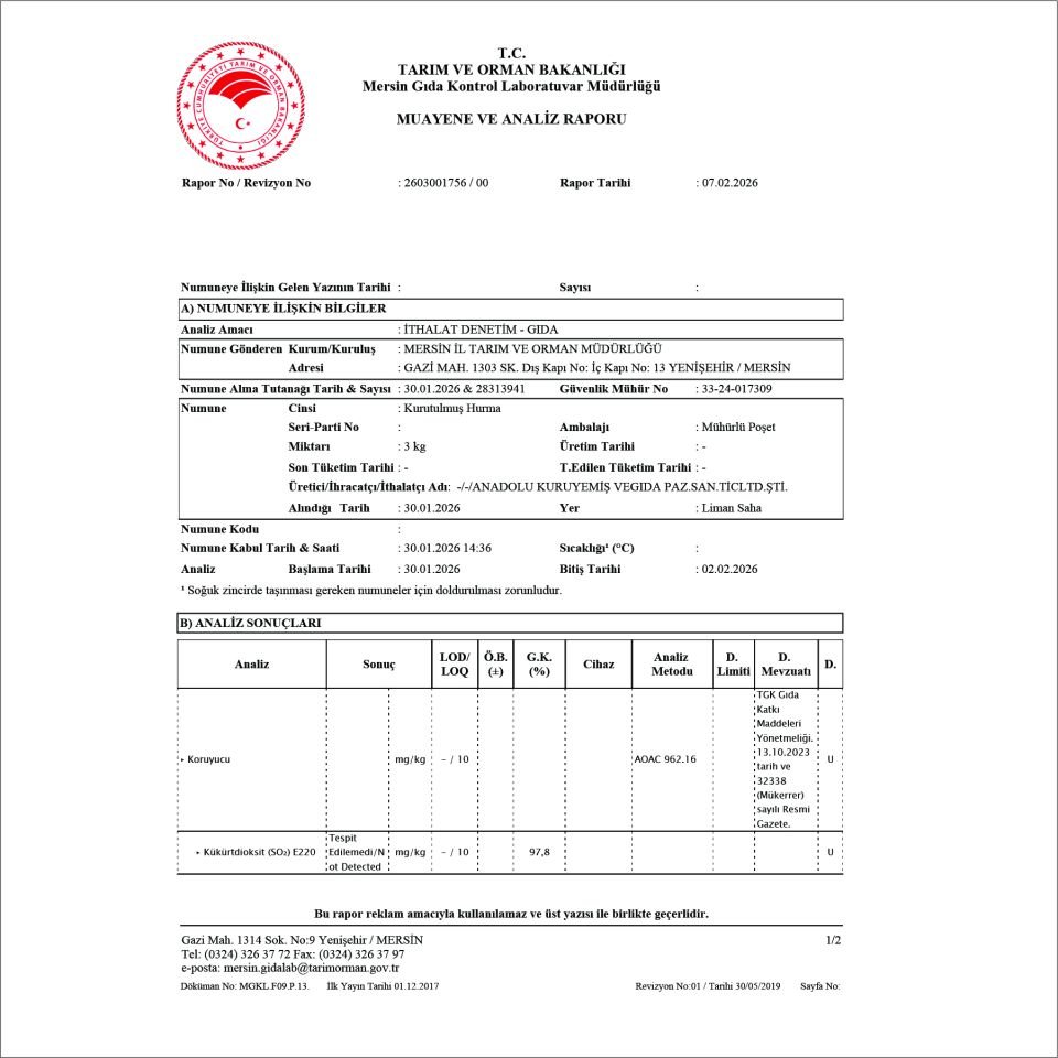 Hurma Mebrum Özel