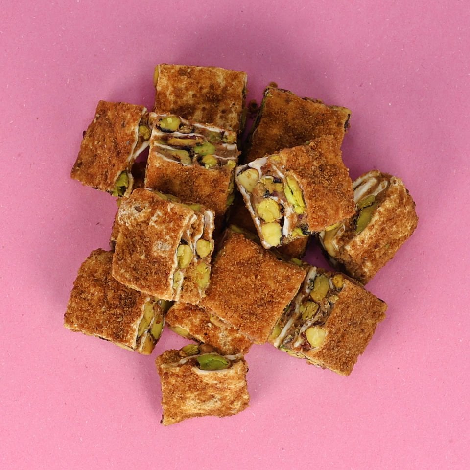 Lokum Baklava Toz Fıstıklı Kremalı
