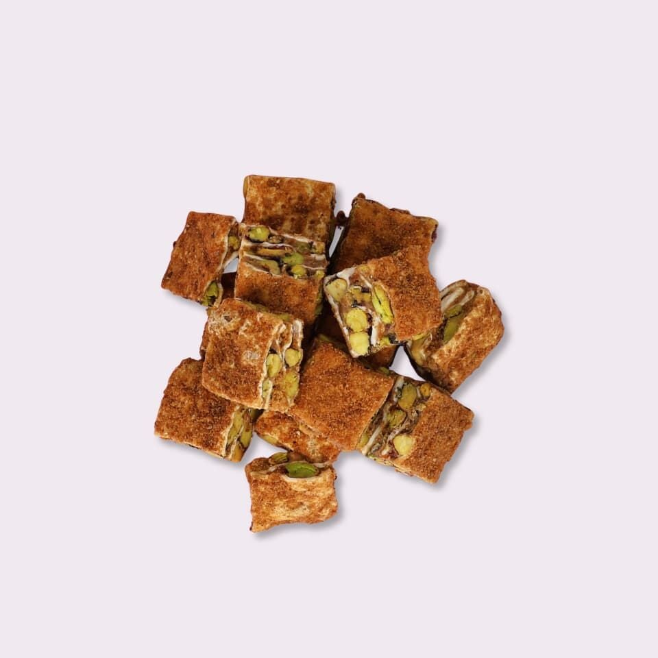 Baklava Lokum - Lotus Fıstıklı Kremalı