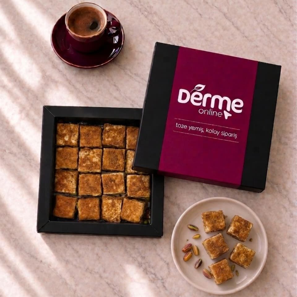 Baklava Lokum - Lotus Fıstıklı Kremalı