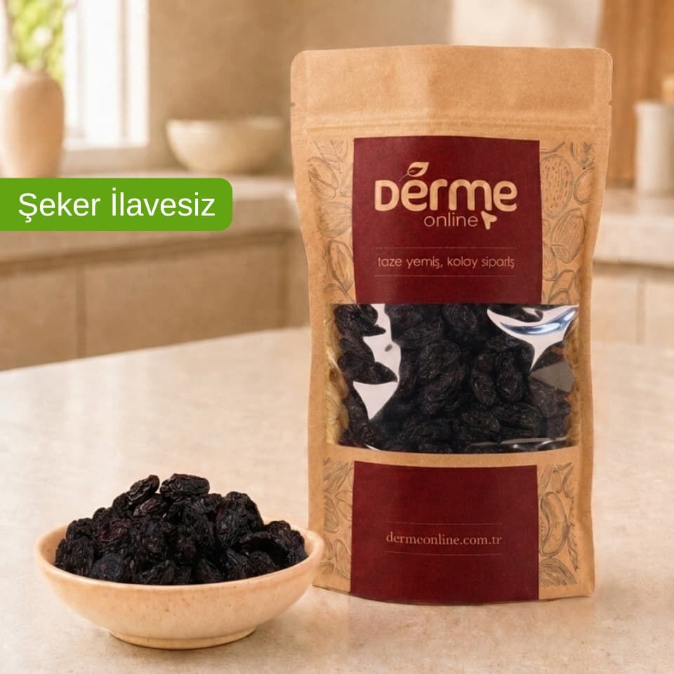 Siyah Kuru Üzüm - Şeker İlavesiz