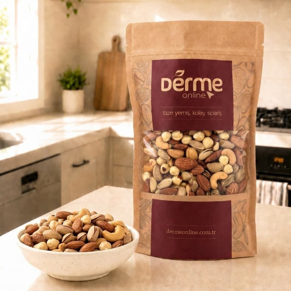 Karışık Kuruyemiş Gold (Antep Fıstığı, Fındık, Badem, Kaju)