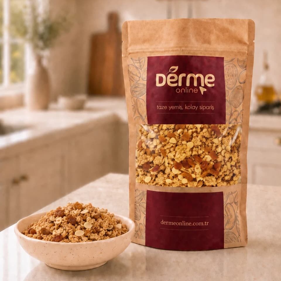 Granola Çikolata - Fındık - Üzüm