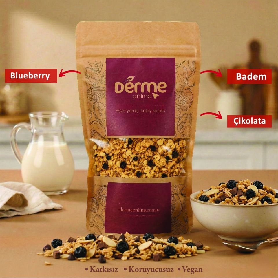 Granola Çikolata - Badem - Blueberry