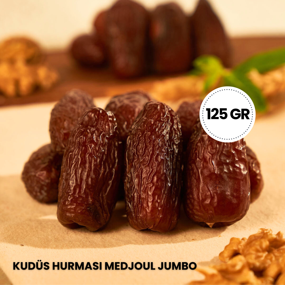 Derme 4lü Hurma Tadım Seti Medjoul,Mebrum, Sugai ve Acve (4 x 125 g Toplam 500 g) 500 Gram