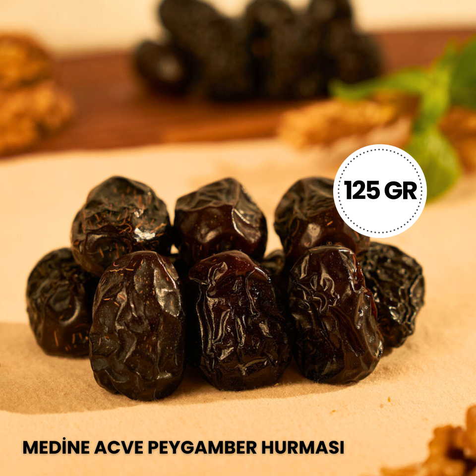 Derme 4lü Hurma Tadım Seti Medjoul,Mebrum, Sugai ve Acve (4 x 125 g Toplam 500 g) 500 Gram