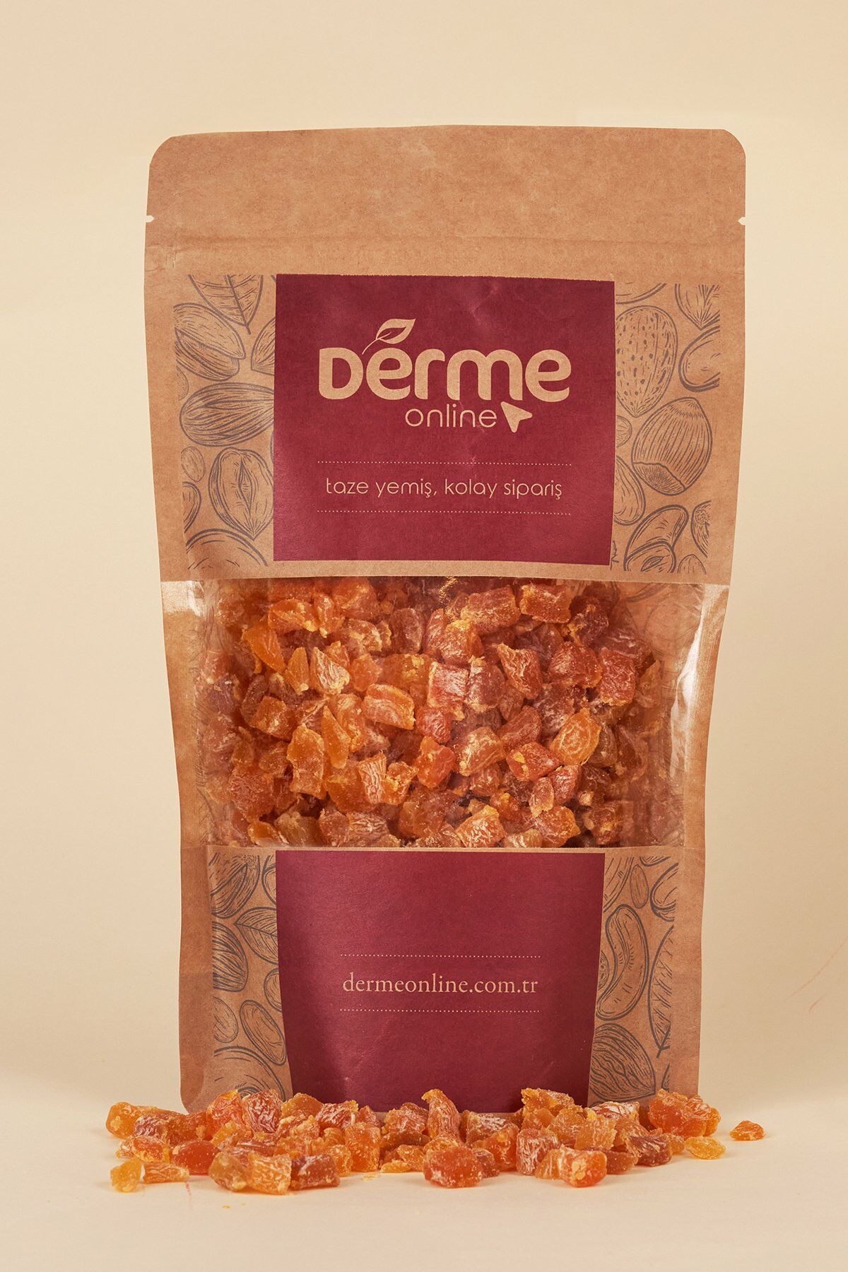 Kesme Kayısı-Kurutulmuş Küp Kayısı 750 Gram
