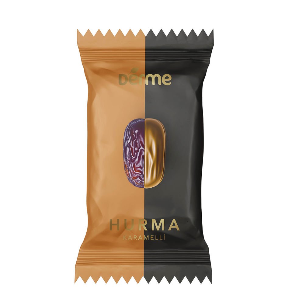 Hurma - Çikolata Kaplı - Karma ( Bitter - Sütlü - Beyaz  Karamel - Çilek - Kıtır ) - 300 gr